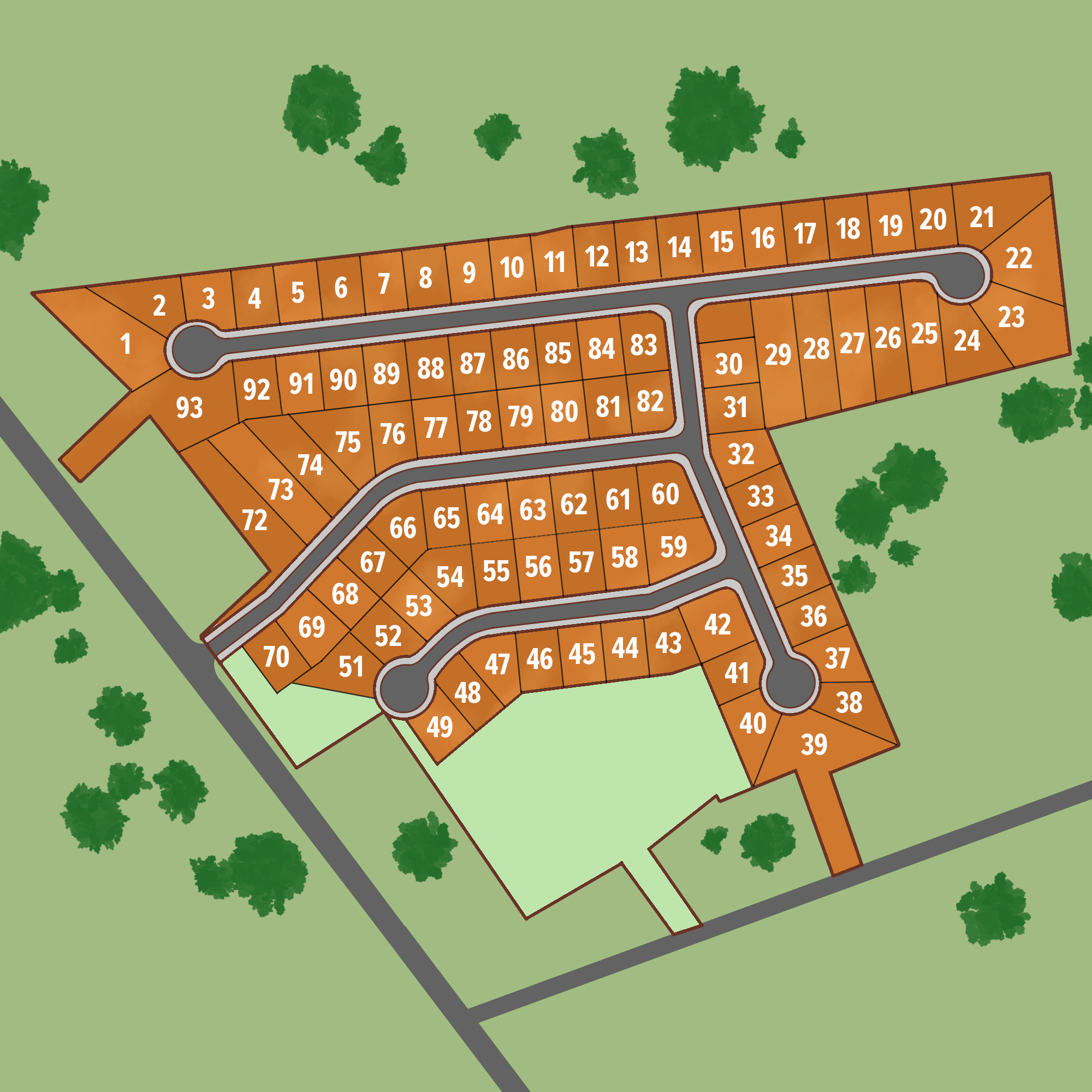 Countryside Estates Map