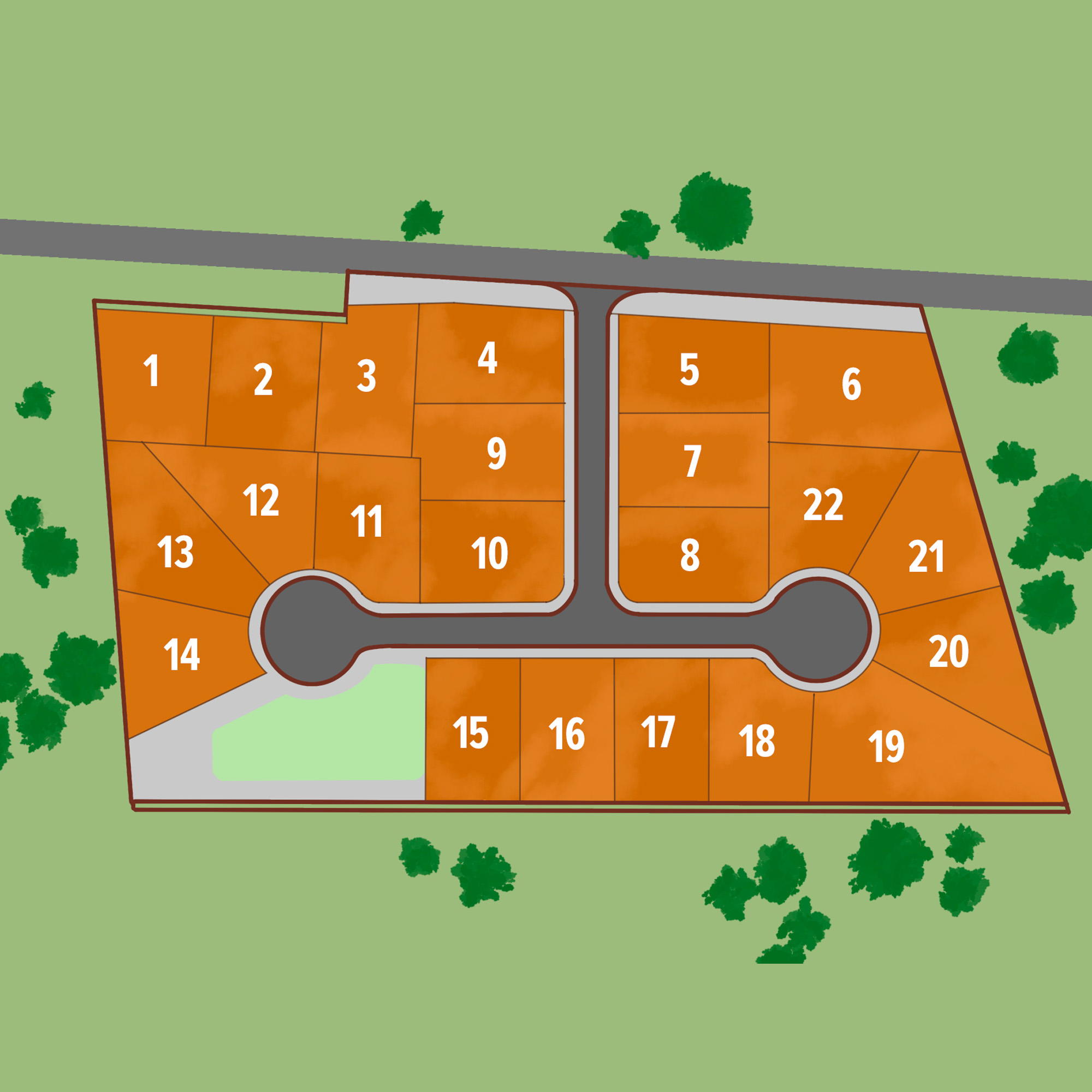 Dover Landing Map